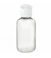 Botella PET transparente 60ml con tapón Flip top